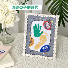 画像をギャラリービューアに読み込む, 【手形足形】ベビーフォトフレーム・写真立て|出産祝い 赤ちゃんの名前入れ 写真をカスタマイズ
