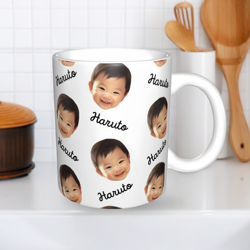 オーダーメイド】オリジナル名入れマグカップ 写真いれ 一個からも オーダーメイド】オリジナル名入れマグカップ 写真いれ 一個からも