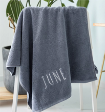 画像をギャラリービューアに読み込む, 高級オリジナル 名入れバスタオル 刺繍可能