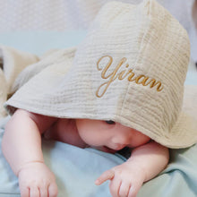 画像をギャラリービューアに読み込む, 名入れフード付きバスタオル ブランケット