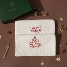 画像をギャラリービューアに読み込む, お名前・誕生日刺繍いりハンカチ・タオル 出産祝い