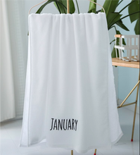 画像をギャラリービューアに読み込む, 高級オリジナル 名入れバスタオル 刺繍可能