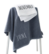 画像をギャラリービューアに読み込む, 高級オリジナル 名入れバスタオル 刺繍可能