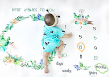 画像をギャラリービューアに読み込む, 寝相アート ブランケット・マット 月齢フォト