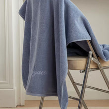 画像をギャラリービューアに読み込む, オーダーメイド 名入れタオル 刺繍入りバスタオル コットン