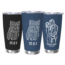 画像をギャラリービューアに読み込む, タンブラー 名前入り 名入れ 保温保冷 おしゃれ 真空断熱 Info