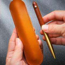 画像をギャラリービューアに読み込む, 名入れ メタルボールペン サインペン レザー ペンポーチ ビジネス オリジナル 高級感 プレゼント