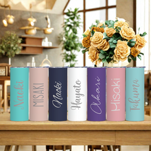 画像をギャラリービューアに読み込む, 名前入りタンブラー 名入れ 保温保冷 多色 おしゃれ 結婚祝い お礼 プレゼント