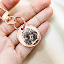 画像をギャラリービューアに読み込む, オーダーメイド|名前・電話番号入り|ペット迷子札|刻印 名札 連絡先|犬猫