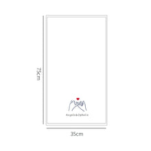 画像をギャラリービューアに読み込む, オーダーメイド 名入れタオル 刺繍マフラータオル バスタオル コットン カップル