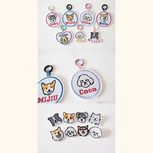 画像をギャラリービューアに読み込む, 【カスタマイズ可能】ペット名入れ・写真入り 迷子札|刺繍入り ペットタグ|犬・猫 静音で軽量