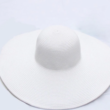 画像をギャラリービューアに読み込む, オーダーメイド 名前・メッセージ入り 麦わら帽子 日よけ帽子|夏 ストローハット 日差し対策|誕生日 プレゼント
