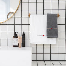 画像をギャラリービューアに読み込む, オーダーメイド 名入れタオル 刺繍入りマフラータオル コットン