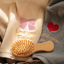 画像をギャラリービューアに読み込む, オーダーメイド 名入れタオル 文字刺繍入りフェイスタオル コットン ハート リボン