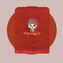 画像をギャラリービューアに読み込む, お名前刺繡入り タオル|バレンタインデー 贈り物|名入れ 個性的なギフト|高吸水 綿100%|記念日プレゼント 男の子 女の子