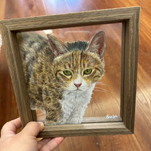 画像をギャラリービューアに読み込む, ペット手描きフォトフレーム|ガラス|オリジナル|写真入り