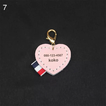 画像をギャラリービューアに読み込む, 【カスタマイズ可能】名前・電話番号入れ ペット迷子札 犬 猫 首輪 チョーカー ペットタグ 静音で軽量 本革 やわらかい おしゃれ ペットグッズ|Unimstar