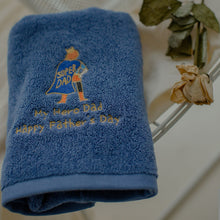 画像をギャラリービューアに読み込む, オーダーメイド 名入れタオル 文字刺繍入り イラストマフラータオル コットン