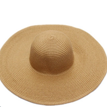 画像をギャラリービューアに読み込む, オーダーメイド 名前・メッセージ入り 麦わら帽子 日よけ帽子|夏 ストローハット 日差し対策|誕生日 プレゼント