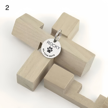 画像をギャラリービューアに読み込む, オーダーメイド|名前・電話番号入り|ペット迷子札|刻印 名札 連絡先|犬猫