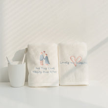 画像をギャラリービューアに読み込む, オーダーメイド 名入れタオル イラストフェイスタオル 文字刺繍入り