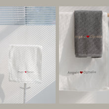 画像をギャラリービューアに読み込む, オーダーメイド 名入れタオル 刺繍入りマフラータオル コットン