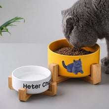 画像をギャラリービューアに読み込む, 【オーダーメイド】名前・写真入り ペット用フードボウル 猫・犬|食器・餌皿・餌入れ セラミック