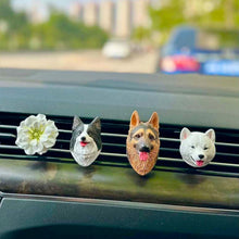 画像をギャラリービューアに読み込む, ペットの写真で作る 犬 アロマディフューザー 車用香水 手作り