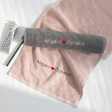 画像をギャラリービューアに読み込む, オーダーメイド 名入れタオル 刺繍入りマフラータオル コットン