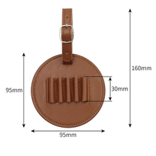 画像をギャラリービューアに読み込む, カスタマイズ可能|個人用ゴルフティーバッグ|PUレザー製|ゴルフティーホルダー|ゴルフアクセサリーギフト