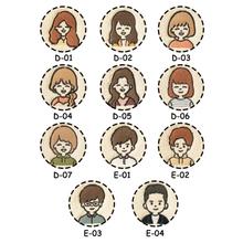 画像をギャラリービューアに読み込む, お名前刺繍入りハンカチ·ハンドタオル