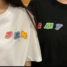 画像をギャラリービューアに読み込む, オリジナルtシャツ オリジナル 記念品 カップル 純綿 02