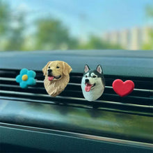 画像をギャラリービューアに読み込む, ペットの写真で作る 犬 アロマディフューザー 車用香水 手作り