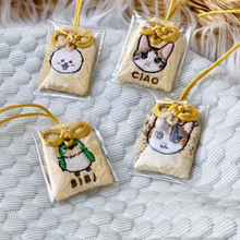 画像をギャラリービューアに読み込む, お守り|ペットの写真で作る|アクセサリー|刺繍|名前入り