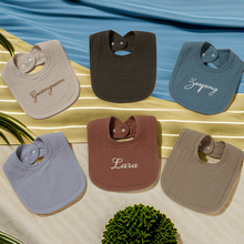 画像をギャラリービューアに読み込む, 新生児用のカスタマイズよだれかけ