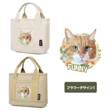 画像をギャラリービューアに読み込む, ペットのズック製バッグ ハンドバッグ 帆布