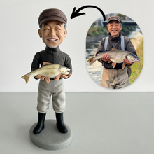 画像をギャラリービューアに読み込む, 写真で作るオリジナル フィギュア オーダーメイド 自分のボブルヘッド 敬老の日 還暦 退職祝い