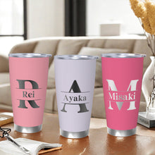 画像をギャラリービューアに読み込む, タンブラー 名前入り 名入れ|おしゃれ 蓋付き 保温
