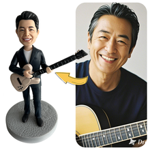 画像をギャラリービューアに読み込む, お写真で作るオリジナル ボブルヘッド 自分のフィギュア 記念ギフト 御祝 還暦 金婚式 上司への感謝 古希 傘寿 結婚式