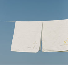 画像をギャラリービューアに読み込む, オーダーメイド 名前日付入り星座刺繍フェイスタオル コットン