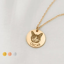 画像をギャラリービューアに読み込む, 犬や猫などのペット写真で作る世界に一つの素敵なネックレス♡名前入りペンダント おしゃれ シルバー うちの子グッズ レディース メンズ