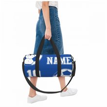 画像をギャラリービューアに読み込む, 【オーダーメイド】名前と番号入り☆スポーツバッグ 大きめ 大容量 ダッフルバッグ ショルダーバッグ サッカー⚽️ ナイロン 斜めがけ