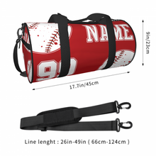 画像をギャラリービューアに読み込む, 【オーダーメイド】名前と番号入り☆スポーツバッグ 大きめ 大容量 ダッフルバッグ ショルダーバッグ 野球⚾️ ナイロン 斜めがけ