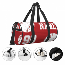 画像をギャラリービューアに読み込む, 【オーダーメイド】名前と番号入り☆スポーツバッグ 大きめ 大容量 ダッフルバッグ ショルダーバッグ 野球⚾️ ナイロン 斜めがけ