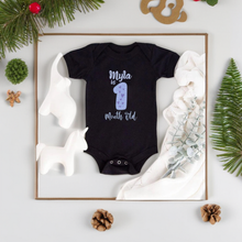 画像をギャラリービューアに読み込む, 名前入りベビー服 ・半袖ロンパース  誕生月入れ