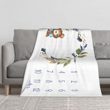 画像をギャラリービューアに読み込む, 寝相アートマット・ブランケット・マイルストーンブランケット