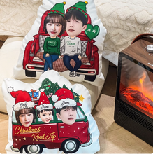 画像をギャラリービューアに読み込む, カスタマイズ可能 写真から作る 抱き枕 クッション 両面印刷 クリスマス プレゼント