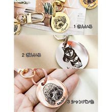 画像をギャラリービューアに読み込む, オーダーメイド|名前・電話番号入り|ペット迷子札|刻印 名札 連絡先|犬猫