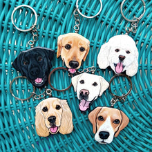 画像をギャラリービューアに読み込む, オリジナルペットの似顔絵キーチェーン|愛犬・愛猫写真からオーダー キーホルダー