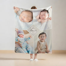 画像をギャラリービューアに読み込む, 4枚写真 名入れ ブランケット